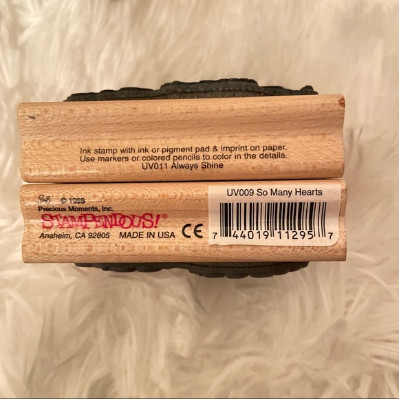 Precious Moments rubber stamp Stamoendous - Picture 2 of 3